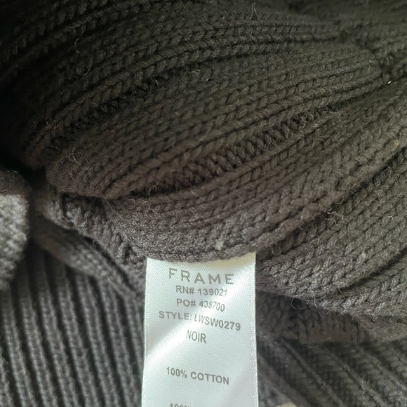 NWT Frame Cable Knit One Shoulder Sweater - Picture 7 of 7